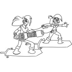 Mighty Magiswords cartoon coloring page