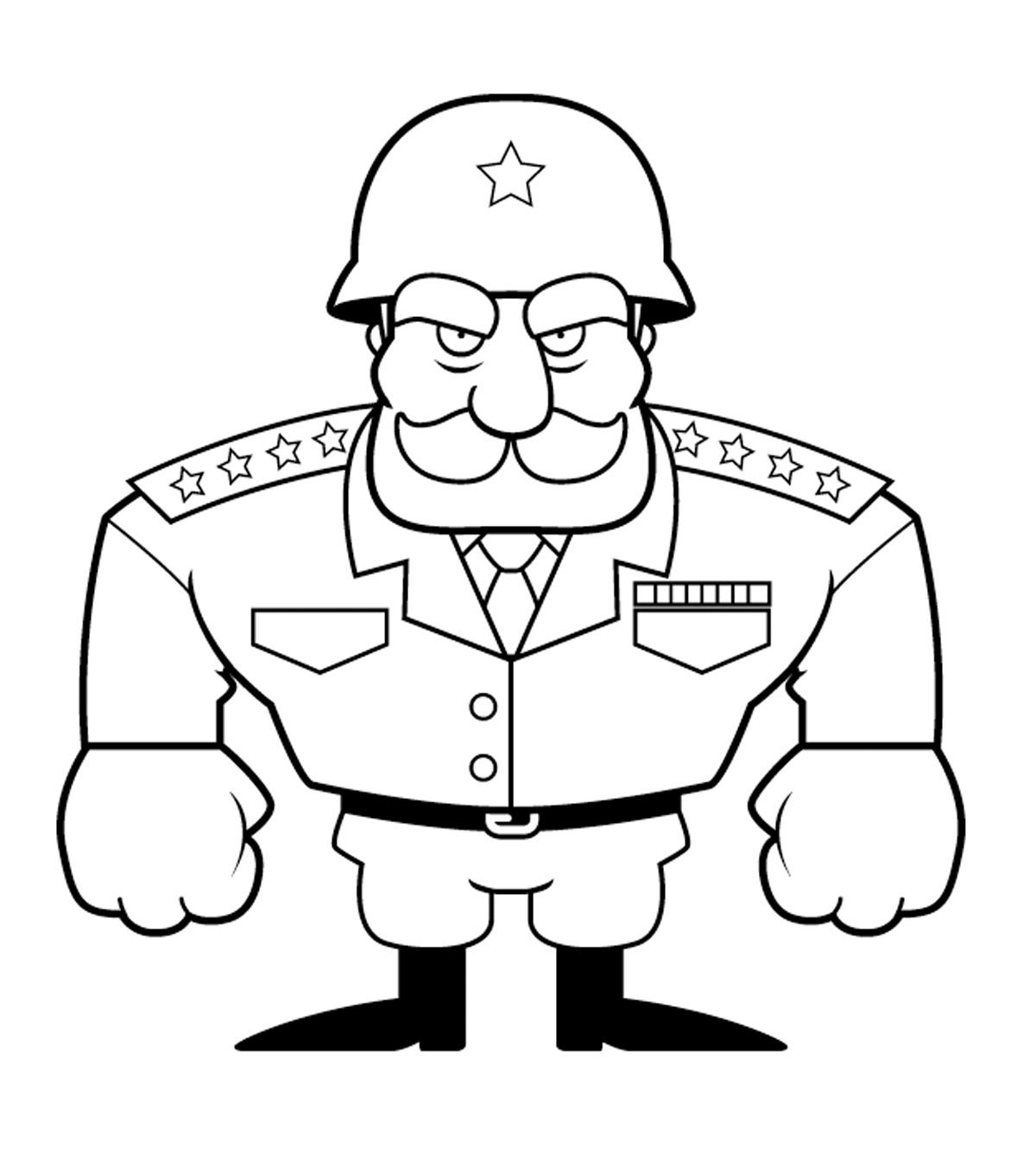 7800 Colouring Pages Army Camp  Images