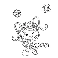 Milli, Team Umizoomi coloring page