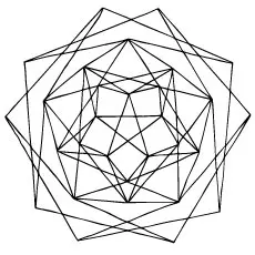 Octogon design geometric coloring pages
