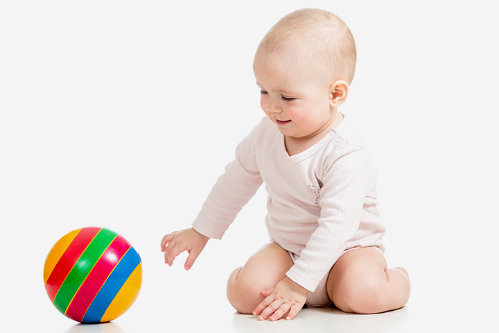 Ball passing activities for 16 month old baby