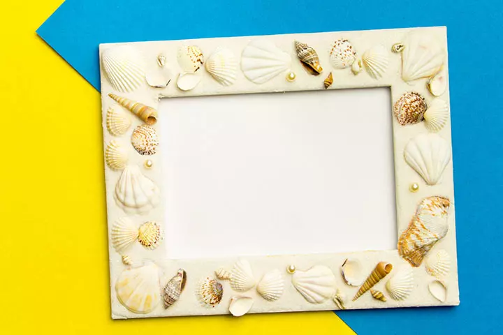 Personalized photoframe craft idea for kids