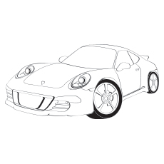 Porsche-Sports-Car