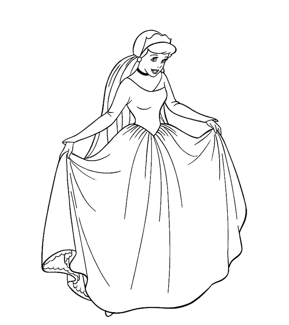 Disney Princess Coloring Pages For Toddler