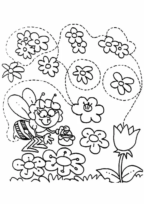 Spring-coloring-book