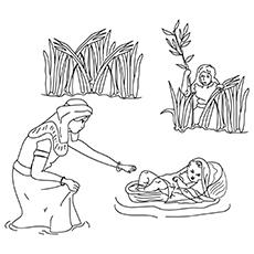 Moses Coloring Pages Free Printables Momjunction