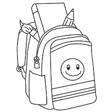 Big boys go back to school coloring page