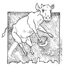Cow Jumping High to Color