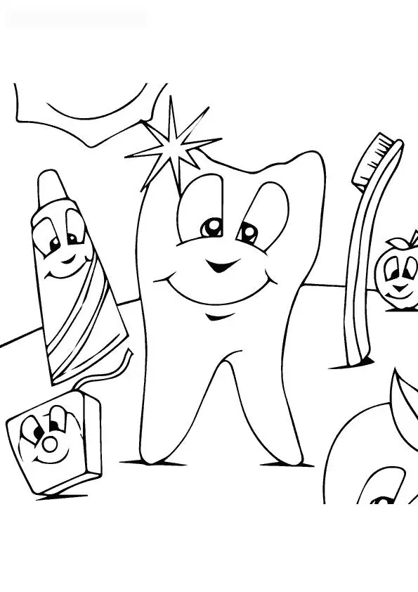 The-Dental-Hygiene-color-page