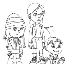 The Despicable me Coloring Pages