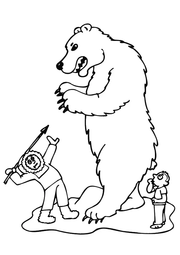 The-Eskimo-Hunting-A-Polar-Bear