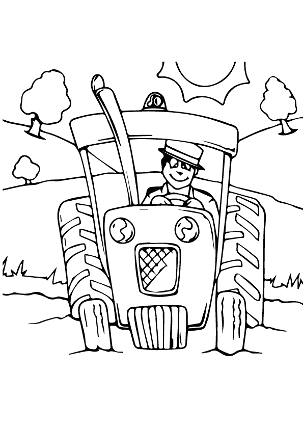 The-Farmer-On-Tractor