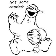 top 25 free printable cookie monster coloring pages online