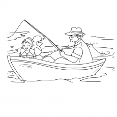 The Grandpa Fishing With Grandkids