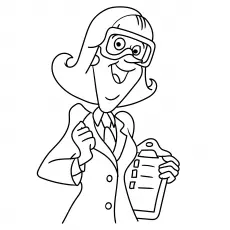 The lab teacher coloring page_image