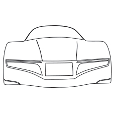 Lamborghini Murcielago LP 640 coloring page