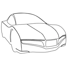 Lamborghini Reventon coloring page