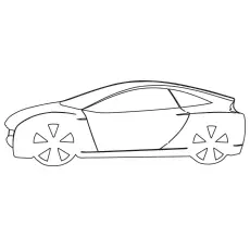 Lamborghini Versace coloring page