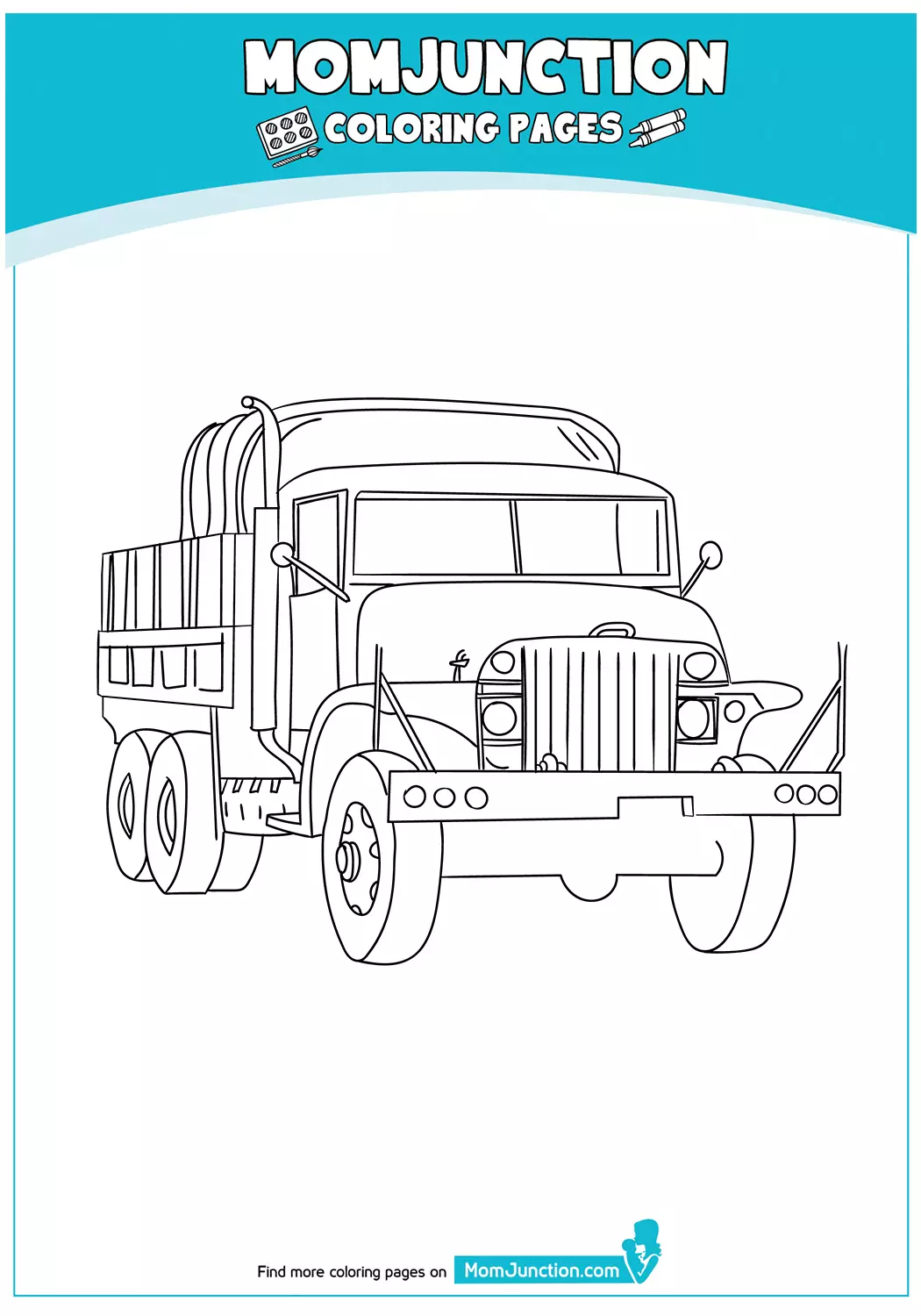 The-Military-Truck-Coloring-Page-17