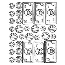 Money Sign Coloring Page / Money Coloring Pages - Coloringpages1001.com