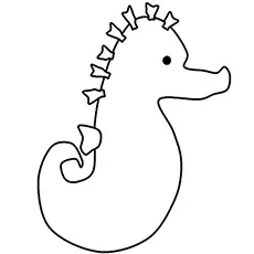 Mister Seahorse by Eric Carle coloring page