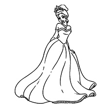 The-Princess-Tiana-Wearing-Gown