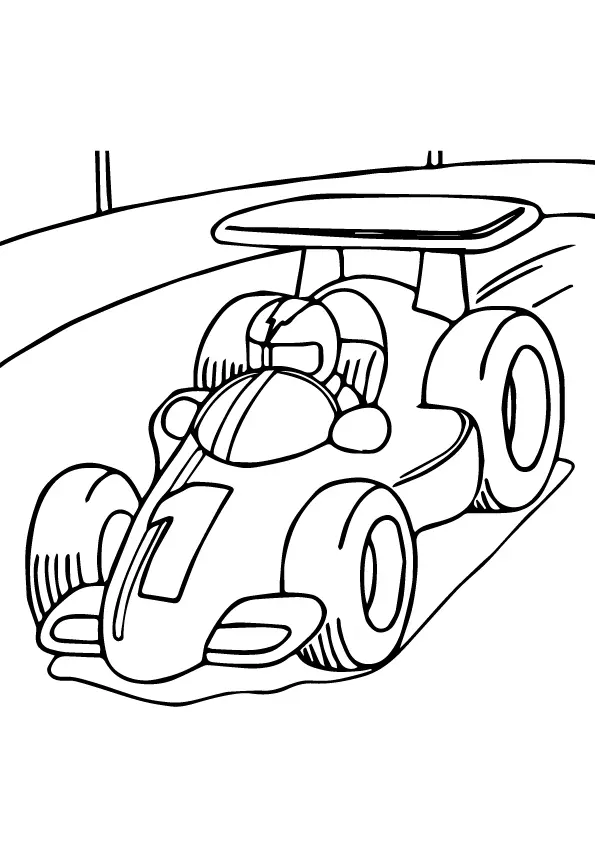 The-Race-Car-a-Coloring-he