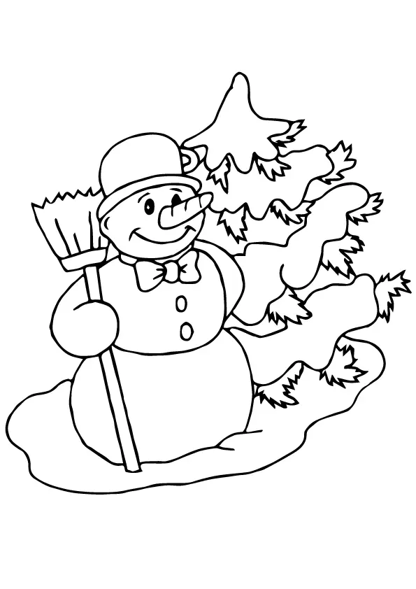 The-Snowman-Coloring-Pages