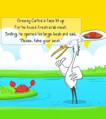 The Story Of Crane And The Crab For Your Kids