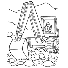 The tractor tom coloring pages