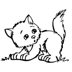 coloring pages of kitties