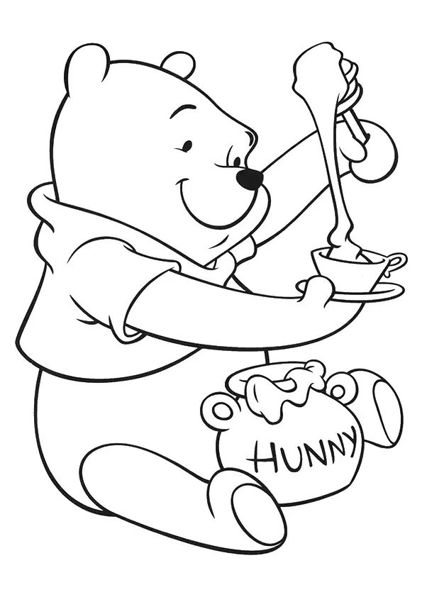 The-bear-eating-honey