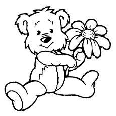 cute baby bear coloring pages