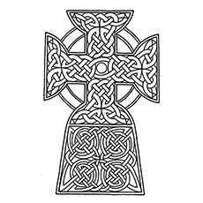 Celtic Cross Coloring Pages