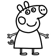 Top 35 Free Printable Peppa Pig Coloring Pages Online