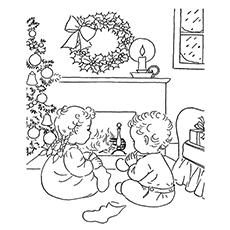 christmas coloring pages for grade 6