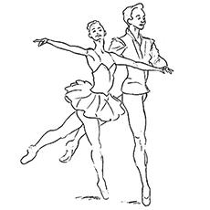 ballet dancer coloring pages