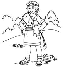 David And Goliag Coloring Sheet 10