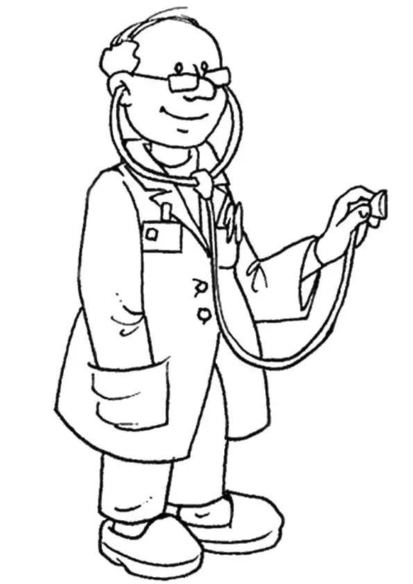 The-doctor-with-stethoscope