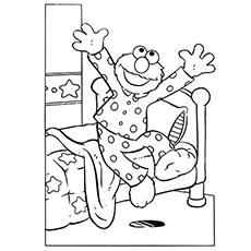 elmo coloring book pages