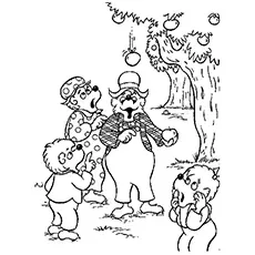 The garden fun berenstain bears coloring pages