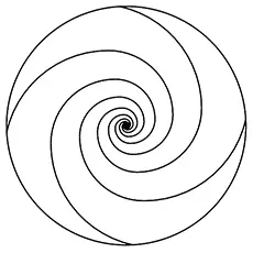 The golden ratio geometric coloring pages_image
