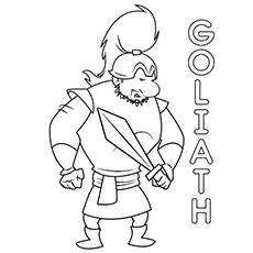 Goliath Coloring Pages