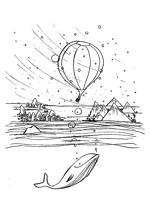 The-hot-air-balloon-on-a-windy-day