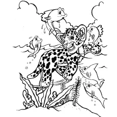 The leopard hunter by lisa frank coloring pages