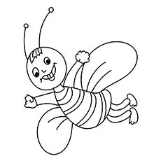Love being a light, bug coloring page