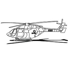 The military helicopter coloring pages_image