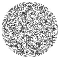 cool geometric coloring pages