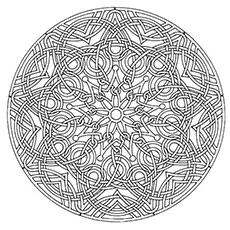 The multiple swirl print geometric coloring pages_image