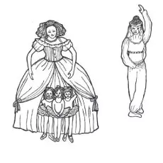 Puppets of the Nutcracker coloring pages_image